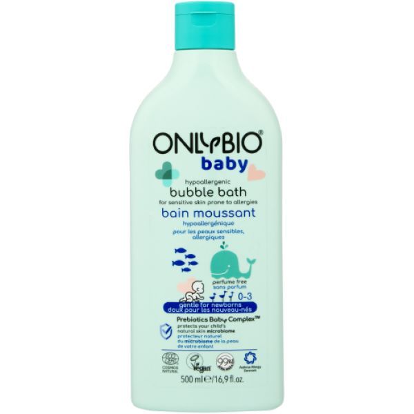 OnlyBio Baby Hypoallergenic Bubble Bath 500ml