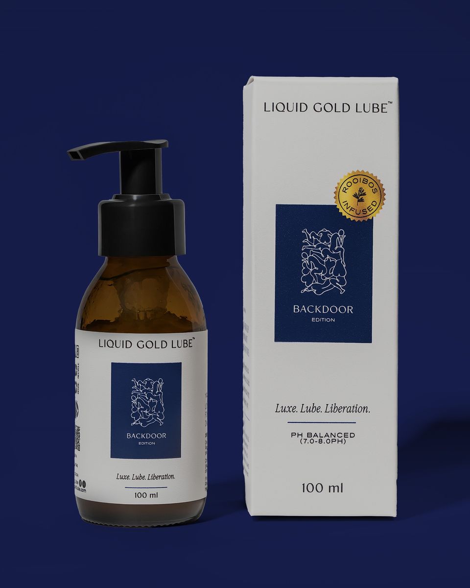 Liquid Gold Lube Backdoor Edition- Water Based - Organic 100ml