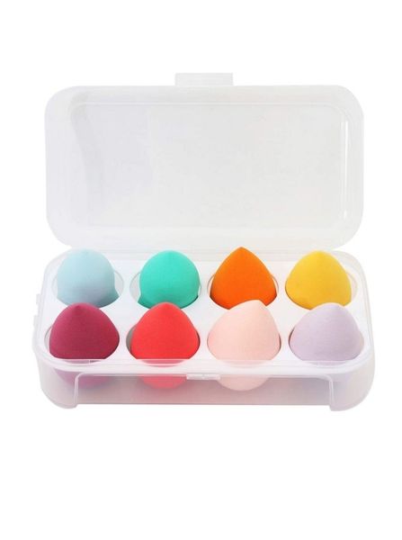 8 Piece Makeup Sponge Blender Multicolor Set