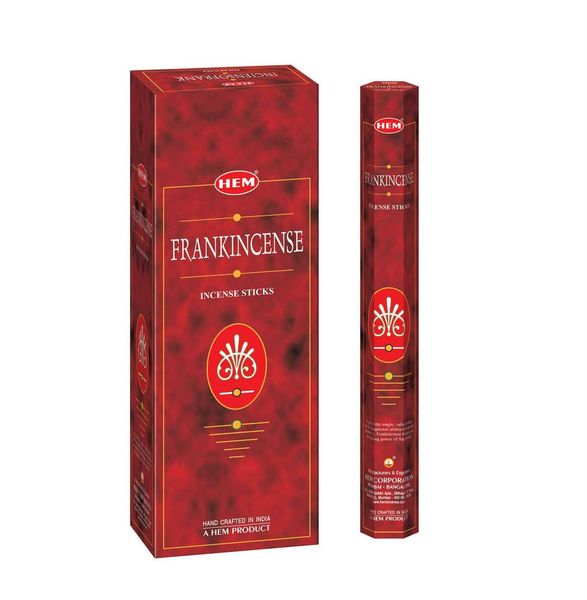 HEM Frankincense Incense Sticks. Pack Of 120. Relaxation/Uplifting/Destress