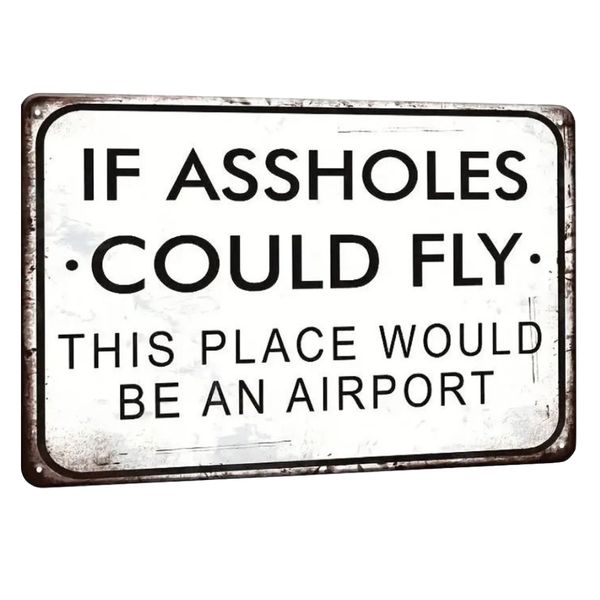 Decor Funny Inspirational Quote Wall Mounted Ornamental Plaque - 30cm