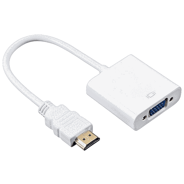 HDMI to VGA Adapter 1080P with Audio Compatible with PC Laptop Projector