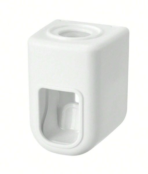 Wall-Mounted Hands-Free Toothpaste Dispenser - White