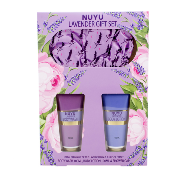 Nuyu - Ladies Lavender Wash Gift Set