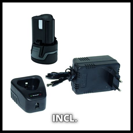 Perceuse-visseuse sans fil EINHELL TH-CD 12-2 Li - 12 V - 24 Nm - Comprend  1x batterie
