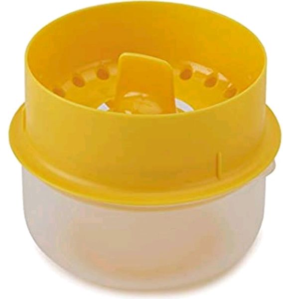 Yolk Catcher Egg - Yolk Separator with Collecting Bowl Fits up to 6 Eggs