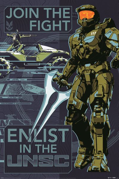 Halo Infinite - Join the Fight Poster