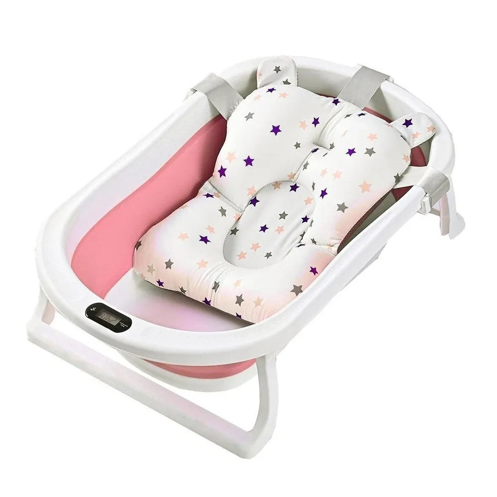 Newborn/Infant/Toddler, Portable Tub with Support Pad and Thermometer ...