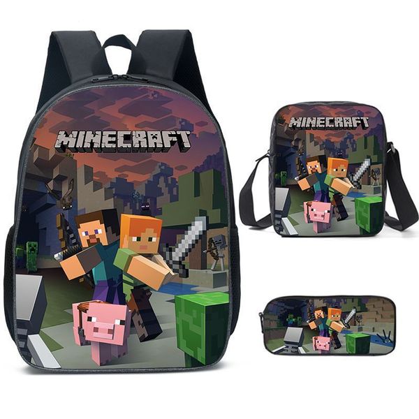 Lunch Box &amp; Pencil Case Minecraft image
