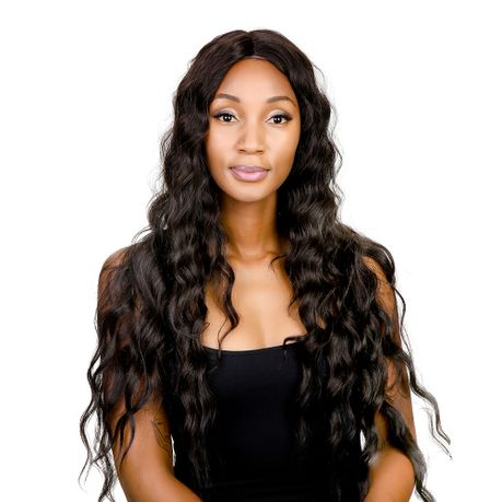 Magic Long Body Weaves Synthetic Hair Lace Front Wigs Htsgianna 4