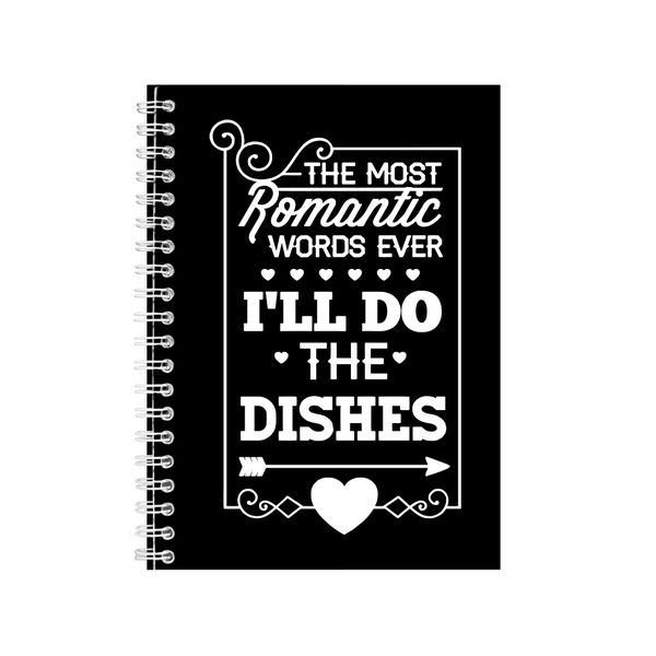 Couple Notebook Gift Idea Writing Book Notepad Pad 43