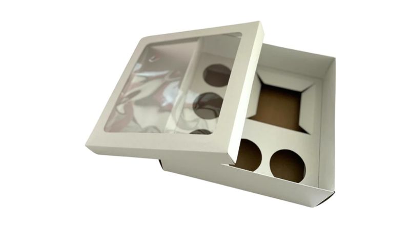 Box Mania: Bento Cake And Cupcake Box With Lid and Insert - 50 Units