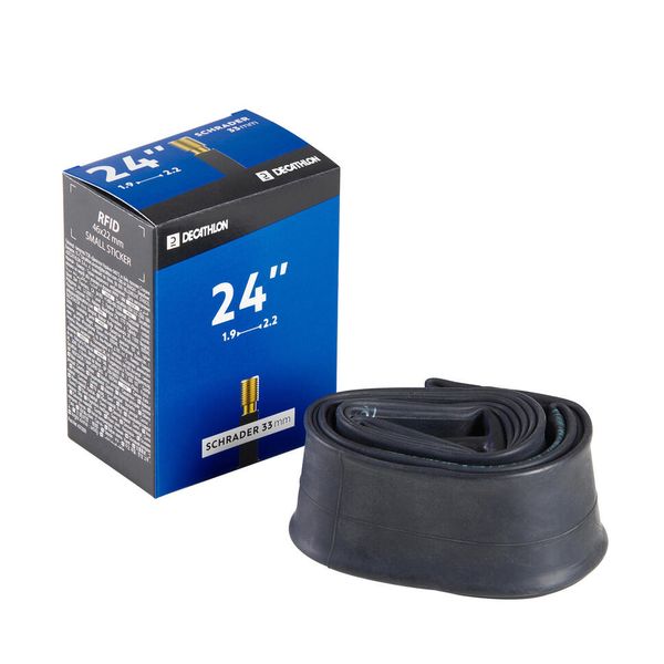 Decathlon 24" x 1.9 to 2.2 Schrader Valve Inner Tube