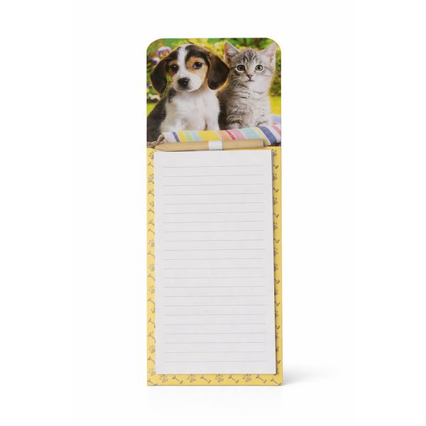 Pup &amp; Kitten - Magnetic Novelty Shopping List Pad