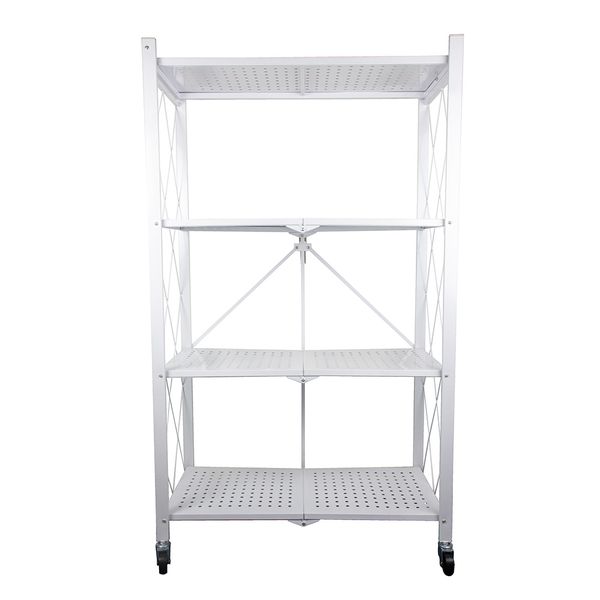 Wildberry Fold Away Storage Rack - White