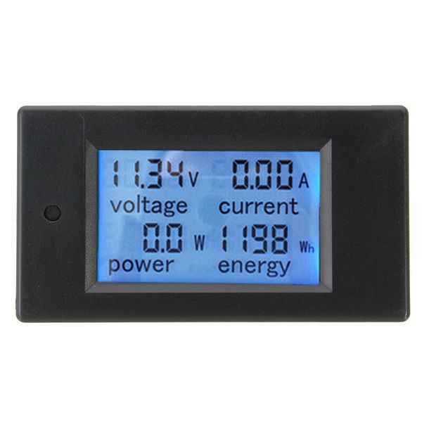 Excellway 20A DC Multifunction Digital Power Meter Energy Monitor Module