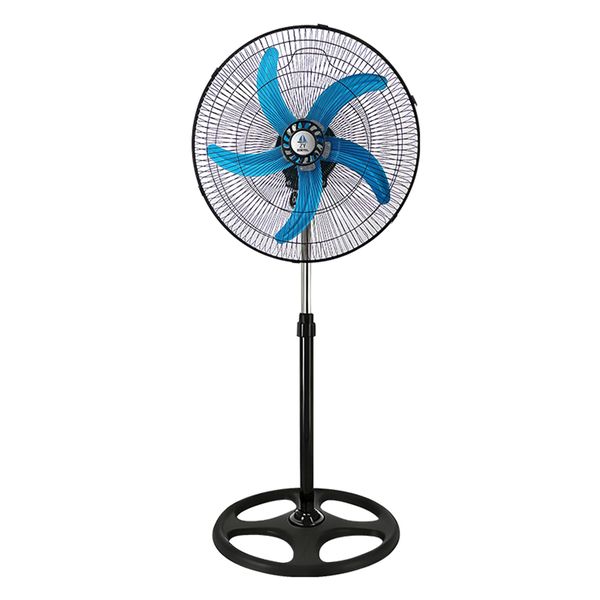 ZOEYOL 18 Inch 5-Blade Metal Pedestal Stand Fan - 55W Electric Fan