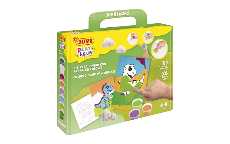 JOVI Sand Painting Kit - Dinosaurs
