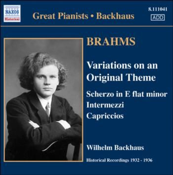 Variations On an Original Theme, Scherzo (Backhaus) (CD / Album)