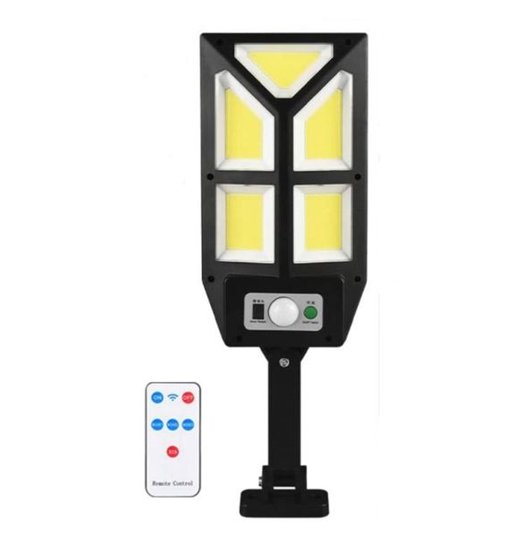 Solar Powered Remote Controlled Super Bright Street Light COB