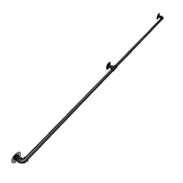 Decor Home Double Indoor Stairs Metal Hand Rails Support -240cm
