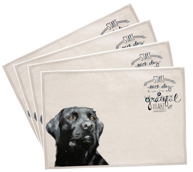 PepperSt Placemat Set - Start Each Day...(Set of 4)