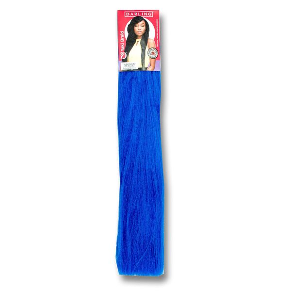 Darling - Yaki Braid 20" - One Tone Colour #Electric Blue - 3 packs