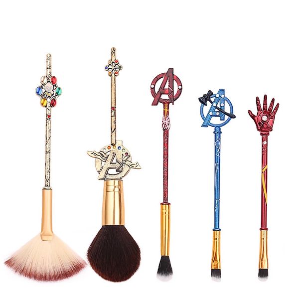 Avengers-Themed Makeup Brush Set