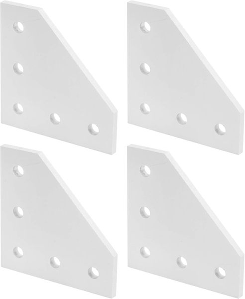 5 Hole Aluminum Joining Plate Right Angle Connecting Reinforcement