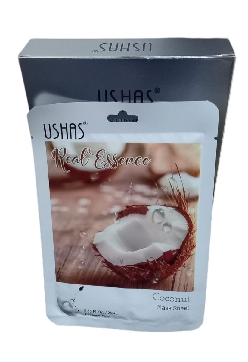 Ushas Coconut Real Essence Mask Sheet Box of 10 Masks Shop Today. Get it Tomorrow