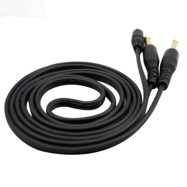 AP-Link 3.5mm Female to 2 x 6.3mm Male 1.5M High Quality Audio Cable