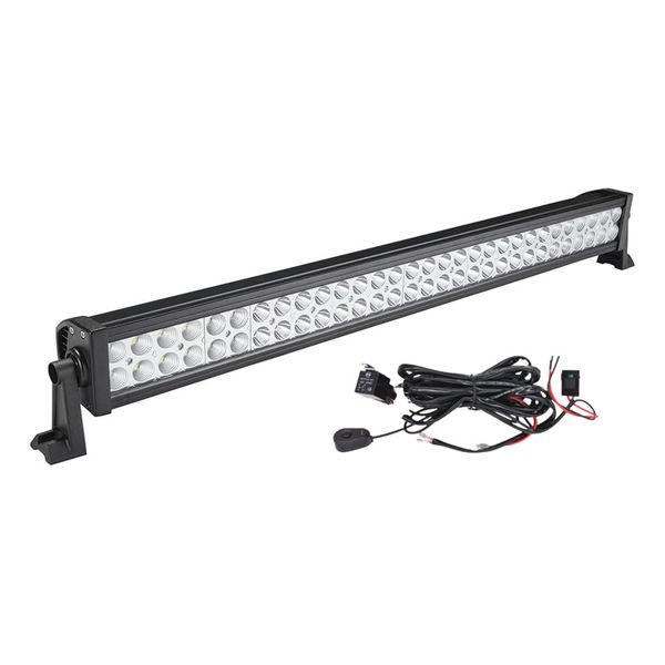 180W off-Road 4X4 Mount on Spotlight Bar with 3m 12V 40A Wiring Harness
