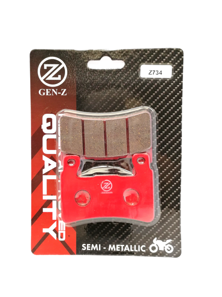 Gen-Z Semi-Metallic Front Brake Pads (Z734) Univ image