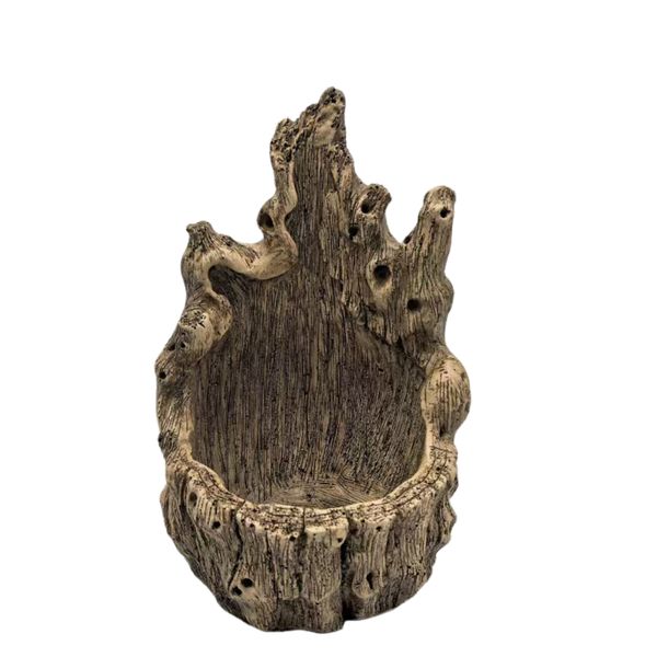 Driftwood Root Resin Planter Rustic Succulent Flower Pot Home Garden Decor