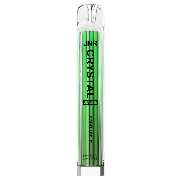 JNR Crystal Genuine - Sour-Apple 600 Puffs - Disposable 2%