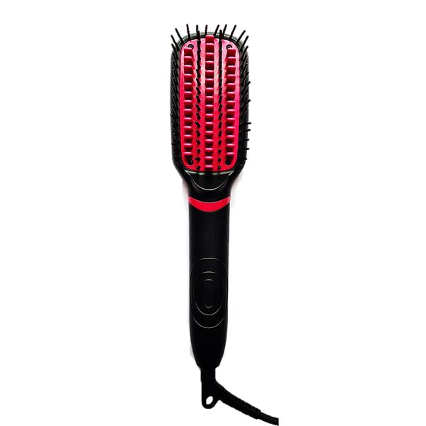 Kwanele Wide Comb Straightening Brush Pink
