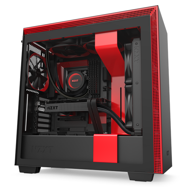NZXT Computer Chassis H710 Black/Red CA-H710B-BR
