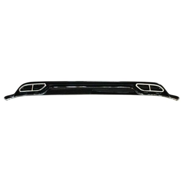 R-Line Rear Diffuser Compatible with VW Polo 9 2023+ - Gloss Black
