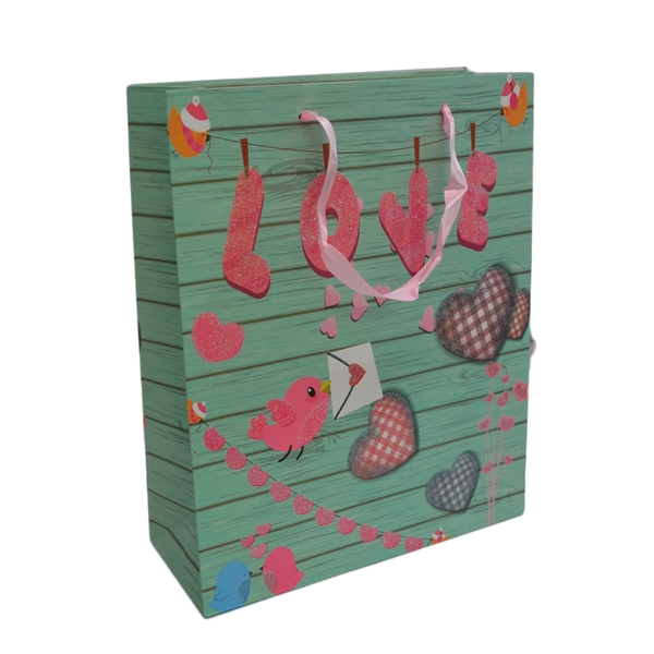 Love Bird Theme Gift Bag - Set of 10