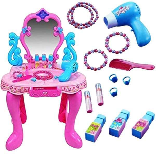 Kids Princess Dressing Table &amp; Beauty Play Set