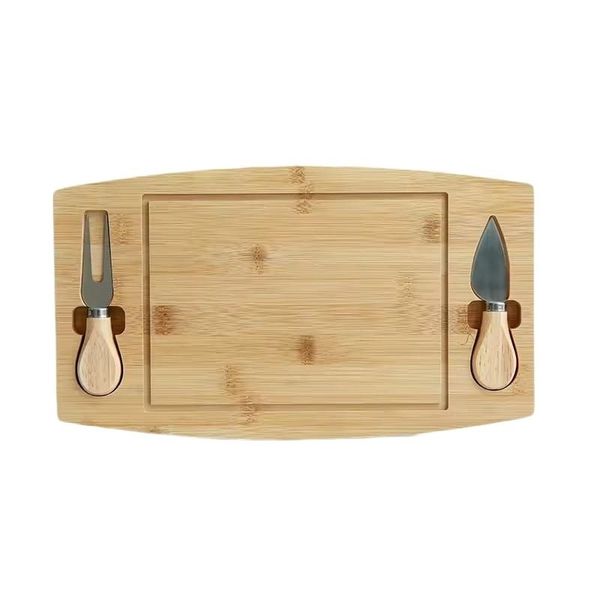 Cheese Knife Set Steel Cutting Board Kitchen Tool Set