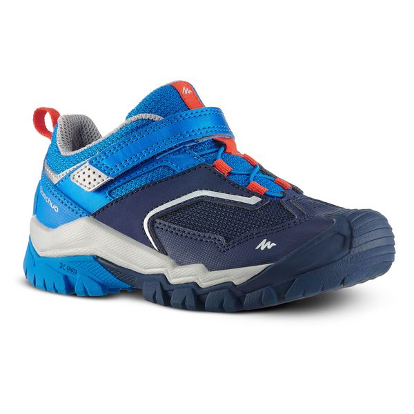Quechua Child's Low Walking Shoes - Navy Blue