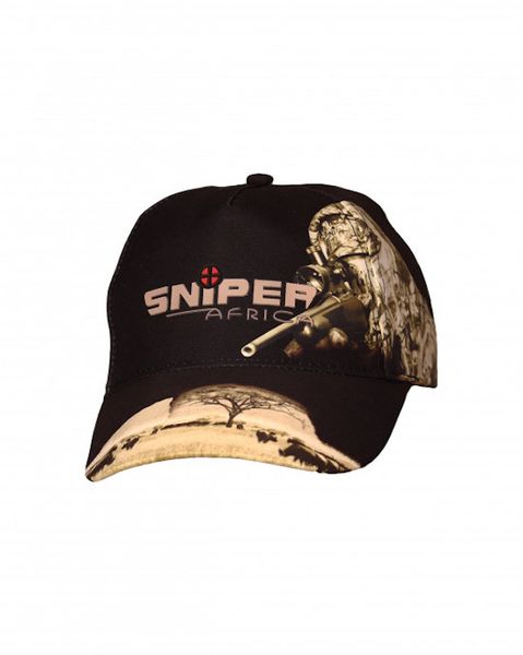 Sniper Africa Shooter Khaki Peak One Size Cap