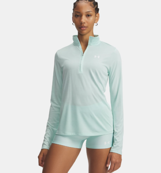 Under Armour Women's Tech 1/2 Zip Twist Jacket - Refresh Mint