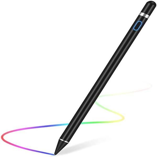 Multi-Function Stylus Touch Pen for IOS and Android (Black)