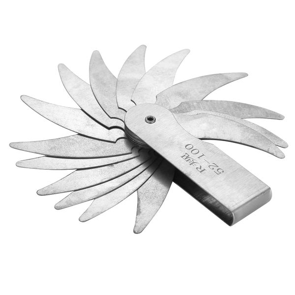 Craft DIY Stainless Steel Radius Gauge Measuring Tool - 75mm