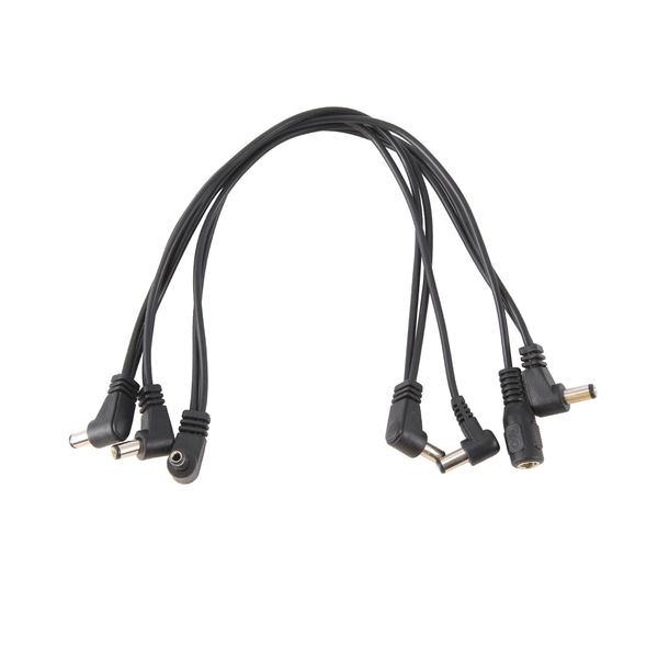 Vitoos 6 Ways Electrode Daisy Chain Harness Cable Copper Wire black