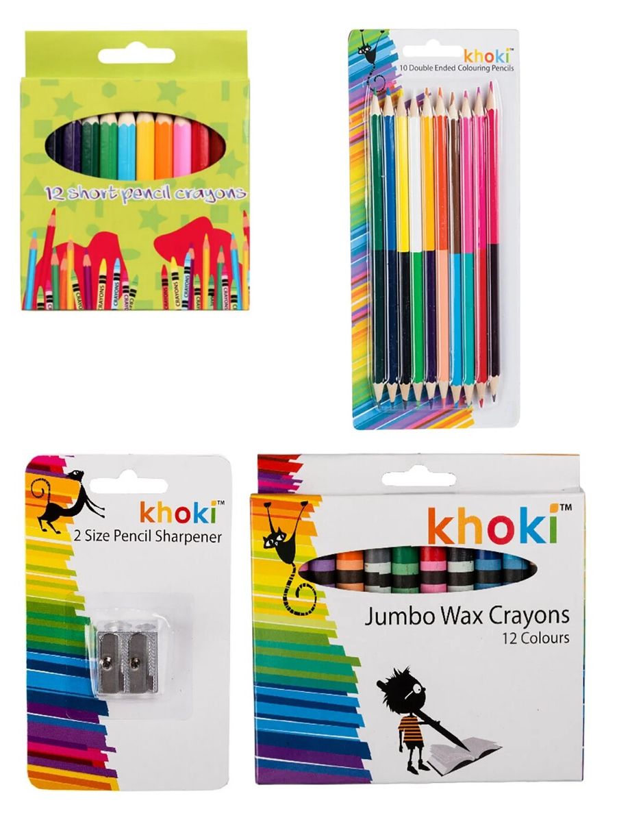Jumbo Crayons, Double Sharpener, Double Pencils, Pencil Crayons Buy