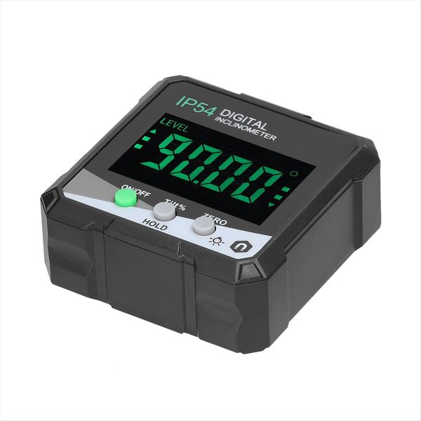 Ip54 4X90 Portable Digital Inclinometer Lcd Slope Meter (Green)