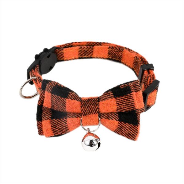 F-Cute Cat Collar Small Puppy Cat Dog Collars with Bell for Dog Cat